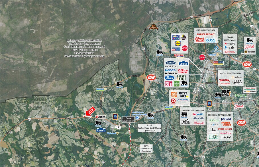 More Photos Of Raeford Rd @ Hoke Loop Rd, Fayetteville Land For Lease