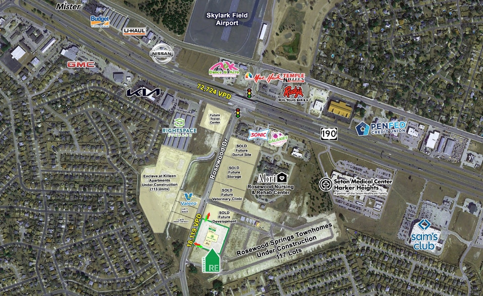 More Photos Of 4136 & 4354 Rosewood Dr, Killeen Storefront For Lease