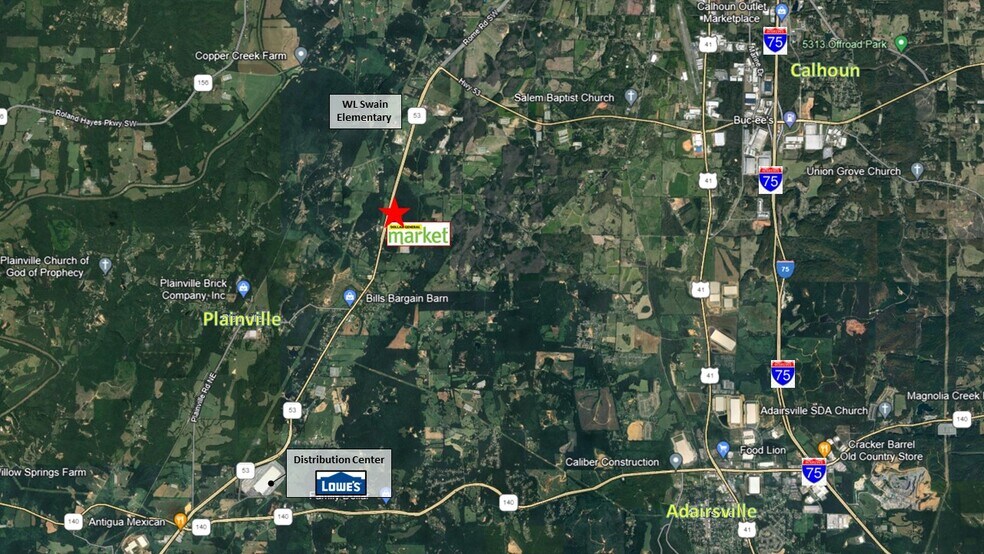 More Photos Of 3400 Rome Rd SW, Plainville Supermarket For Sale