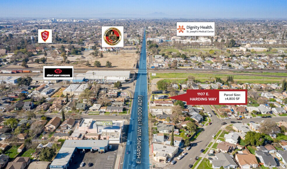 More Photos Of 1107 E Harding Way, Stockton Freestanding For Lease