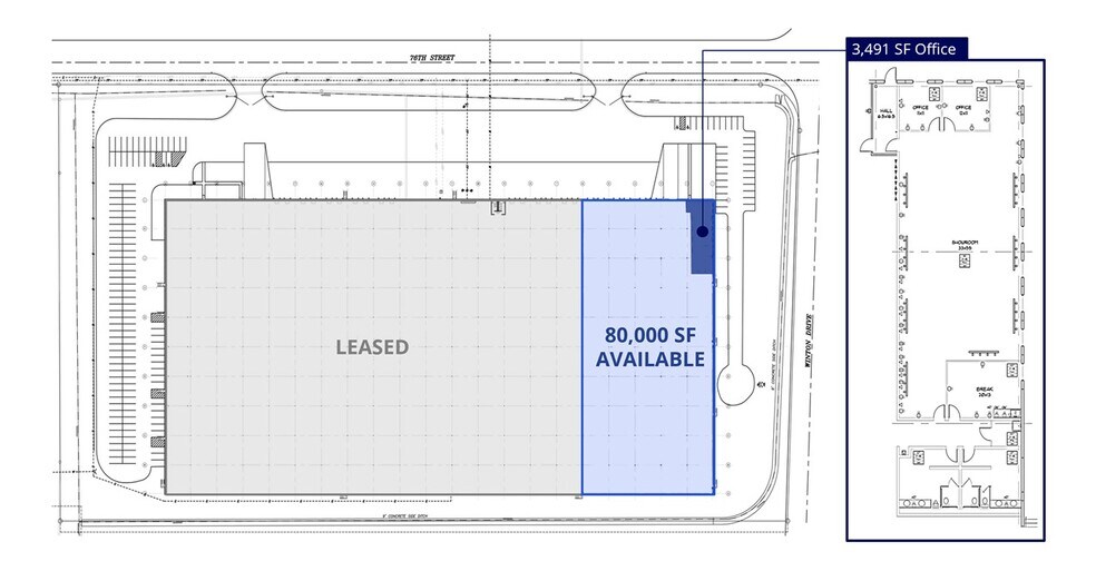 More Photos Of 5111-5151 W 76th St, Indianapolis Manufacturing For Lease