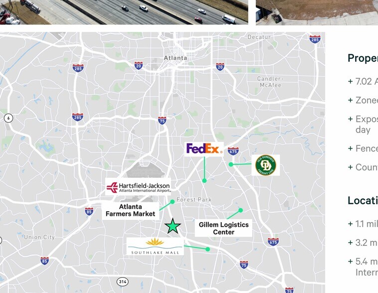 More Photos Of 5855 Lee's Mill Rd, Forest Park Land For Sale