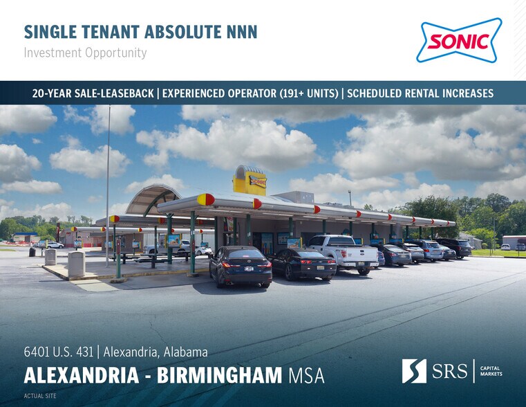 Primary Photo Of 6401 Us Highway 431, Alexandria Fast Food For Sale