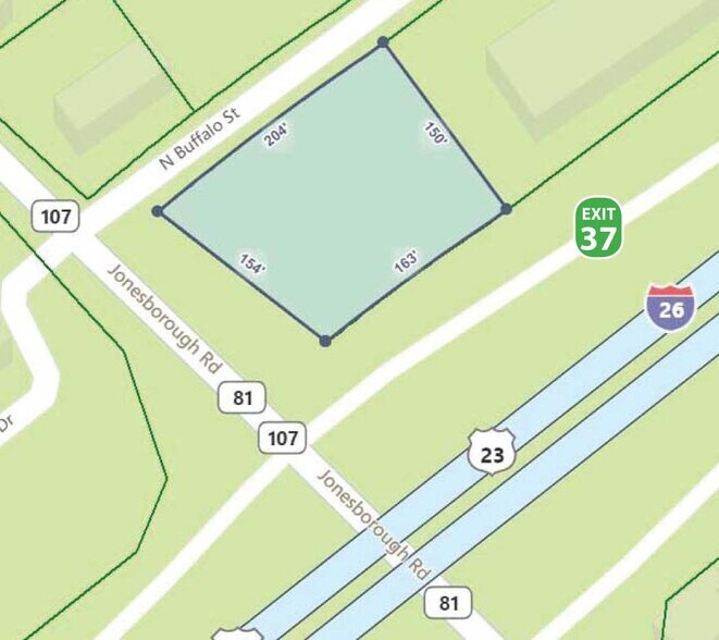 More Photos Of 701 Jonesborough, Erwin Land For Sale