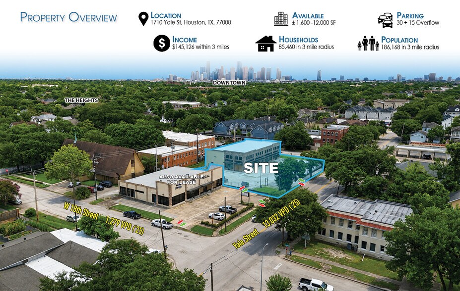 More Photos Of 1710-1712 Yale St, Houston Storefront For Lease