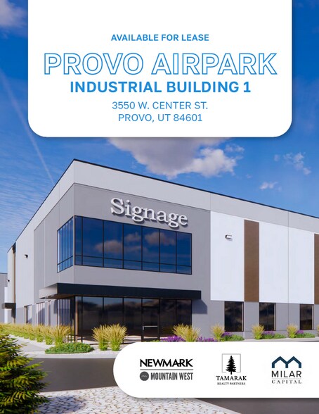 Primary Photo Of 3550 Center st, Provo Industrial For Lease