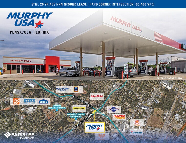 Primary Photo Of 2801 W Fairfield Dr, Pensacola Service Station For Sale