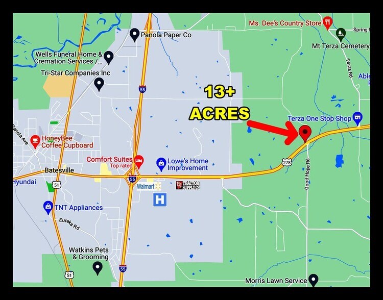 More Photos Of 20731 Highway 6 E, Batesville Land For Sale