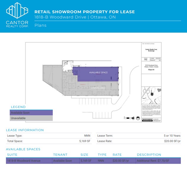 More Photos Of 1818 Woodward Dr, Ottawa Showroom For Lease
