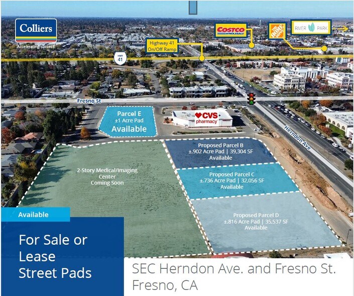 Primary Photo Of SEC Herndon Ave & Fresno St, Fresno Land For Sale