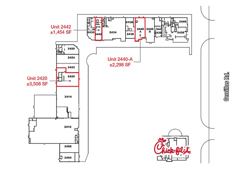 More Photos Of 2404-2446 Cerrillos Rd, Santa Fe Freestanding For Lease