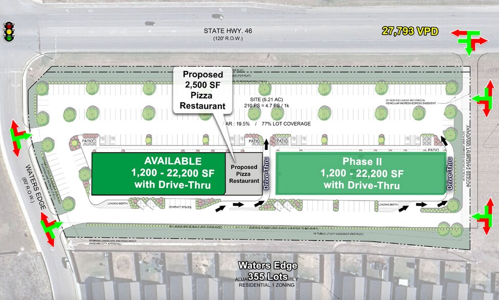 More Photos Of Highway TX-46 & Waters Edge, Seguin General Retail For Lease