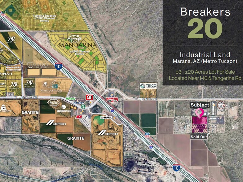 Primary Photo Of 11731 N Breakers Rd, Marana Land For Sale