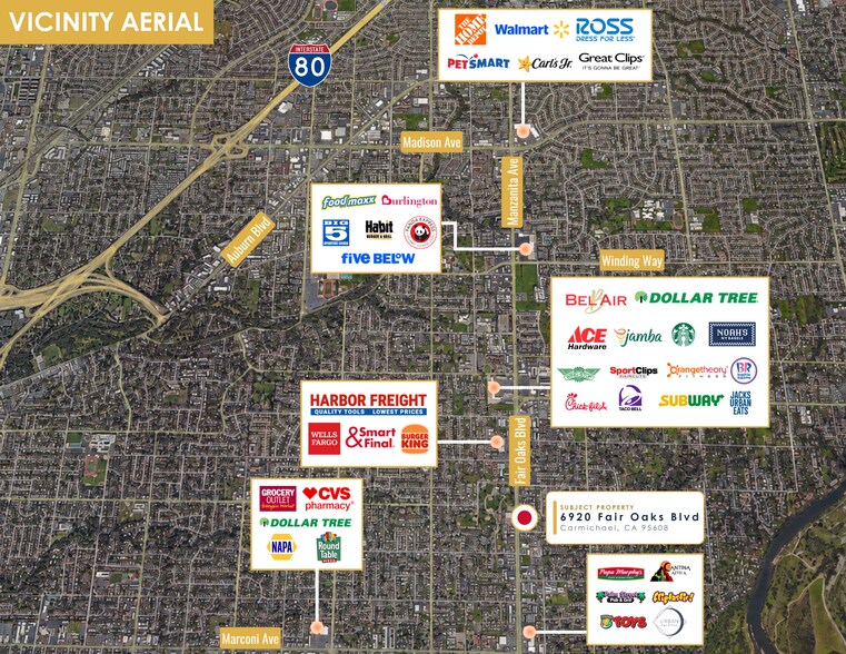 More Photos Of 6920 Fair Oaks Blvd, Carmichael Office For Sale
