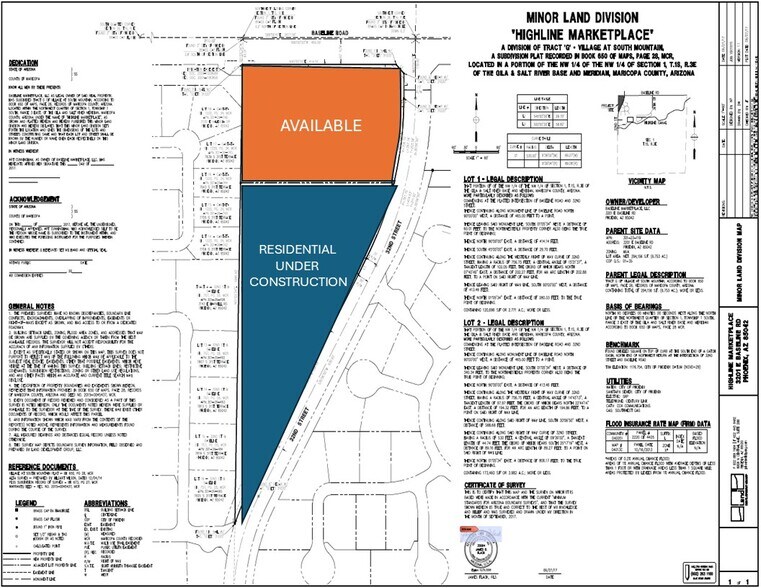 More Photos Of 3175 E Baseline Rd, Phoenix Land For Sale