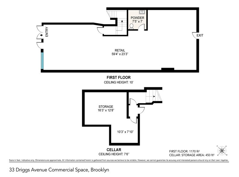 More Photos Of 33 Driggs Ave, Brooklyn General Retail For Lease