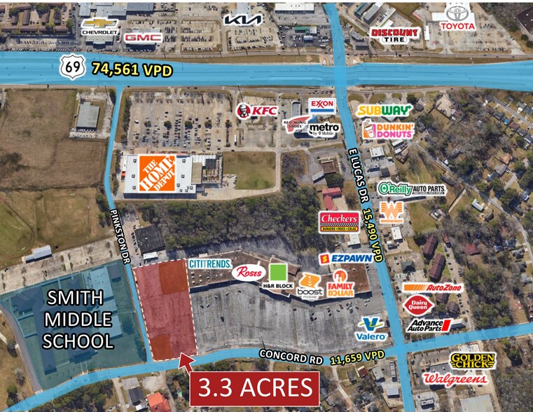 More Photos Of 4645 Concord Road, Beaumont Land For Sale