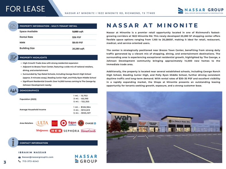 More Photos Of 1623 Minonite rd, Rosenberg Storefront Retail Office For Lease