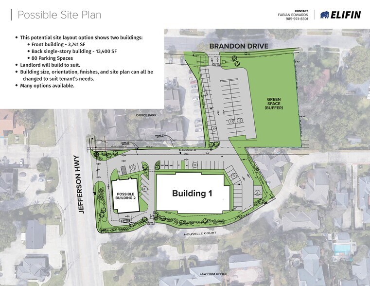 More Photos Of 8027 Jefferson Hwy, Baton Rouge Office For Lease