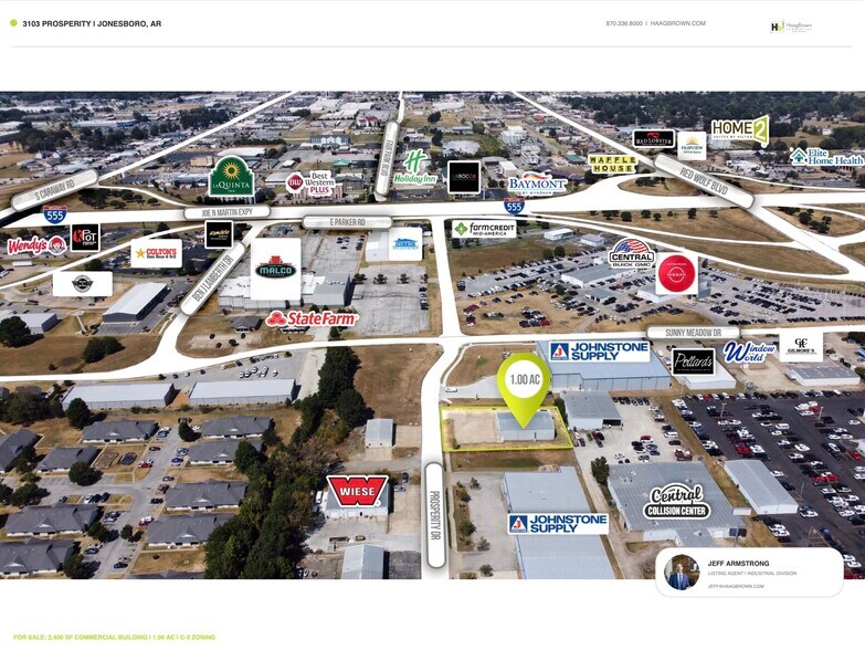 More Photos Of 3103 Prosperity Dr, Jonesboro Warehouse For Sale