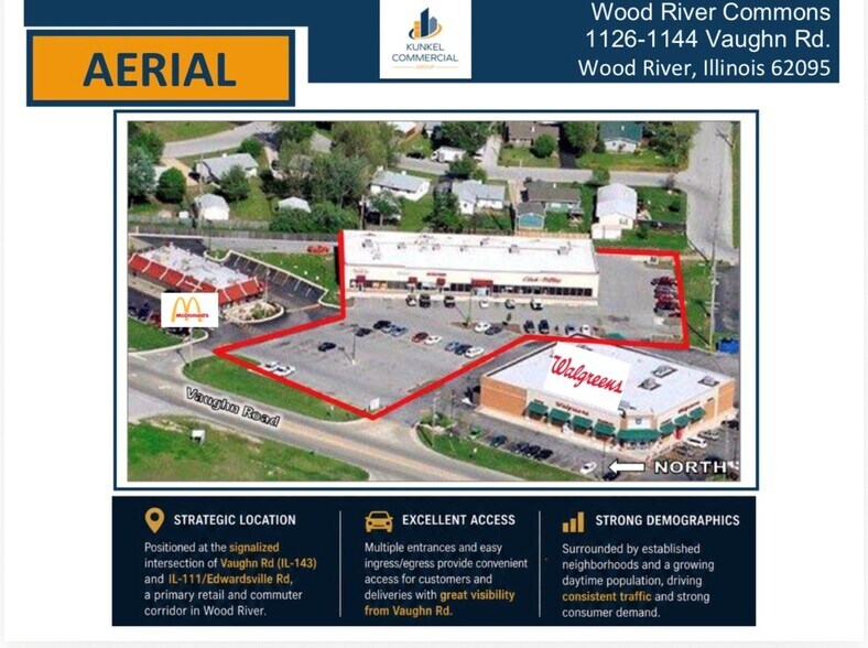 More Photos Of 1126-1144 Vaughn Rd, Wood River Storefront For Sale