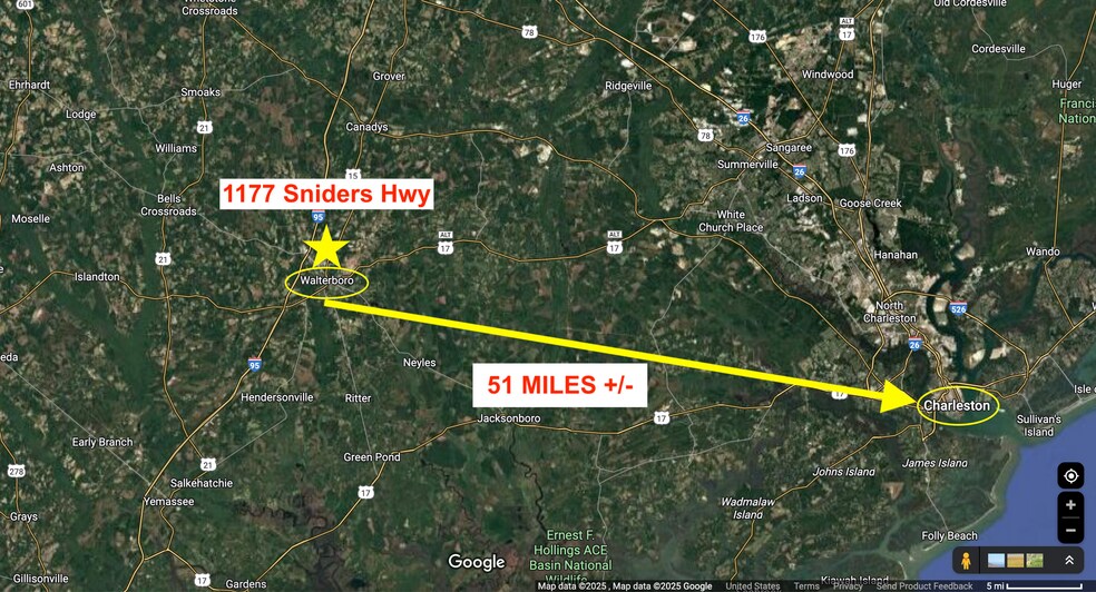 More Photos Of 1177 Sniders Hwy, Walterboro Freestanding For Lease
