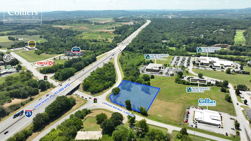 Primary Photo Of Johnson Mill Blvd @ Interstate 49, Springdale Land For Sale