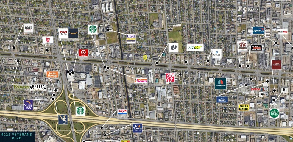 More Photos Of 4025 Veterans Memorial Blvd, Metairie Freestanding For Lease