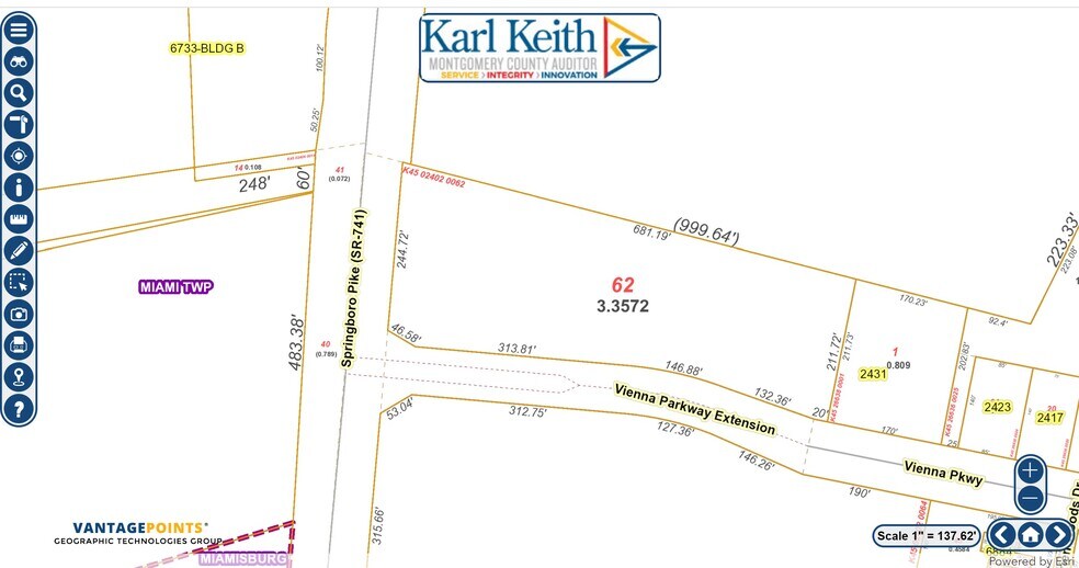 More Photos Of 2431 Vienna Pky, Dayton Land For Sale