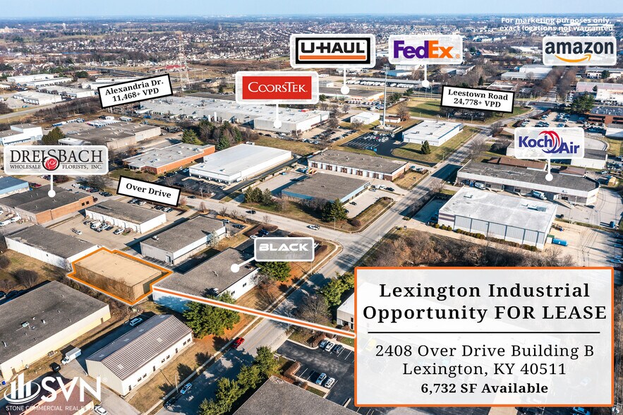 More Photos Of 2408 Over Dr, Lexington Industrial For Lease