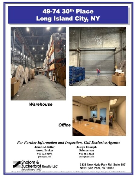 More Photos Of 49-74 30th Place, Long Island City Warehouse For Lease