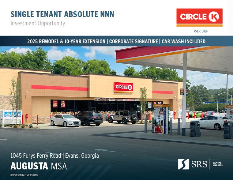 Primary Photo Of 1045 Furys Ferry Rd, Evans Convenience Store For Sale