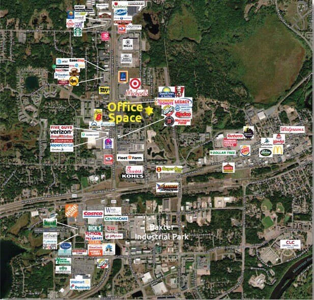 More Photos Of 14410 Golf Course Dr, Baxter General Retail For Lease