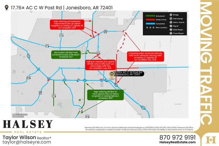 More Photos Of C W Post Road, Jonesboro Land For Sale