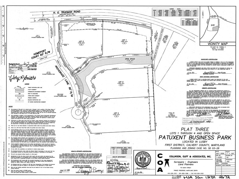 More Photos Of Anchorage Lane & Homeport Court, Lusby Land For Sale