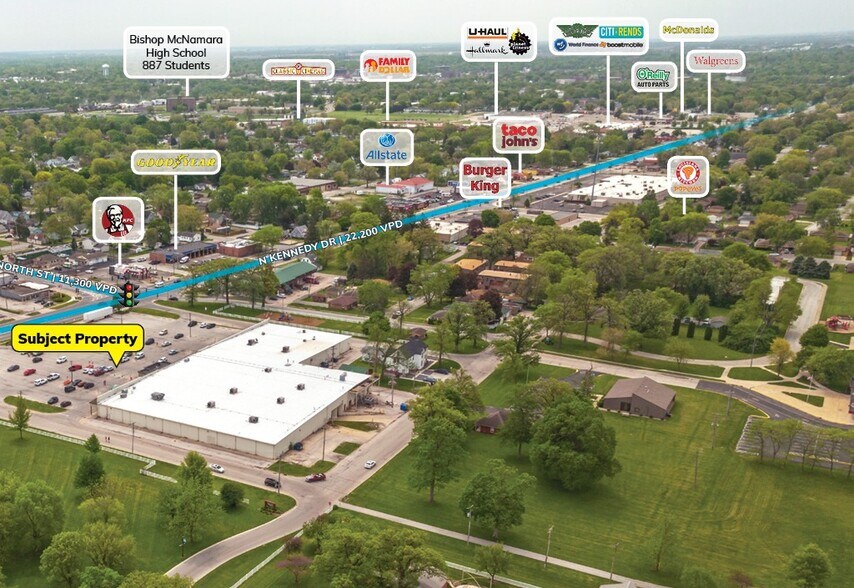 More Photos Of 185 N Kennedy Dr, Bradley Storefront For Lease