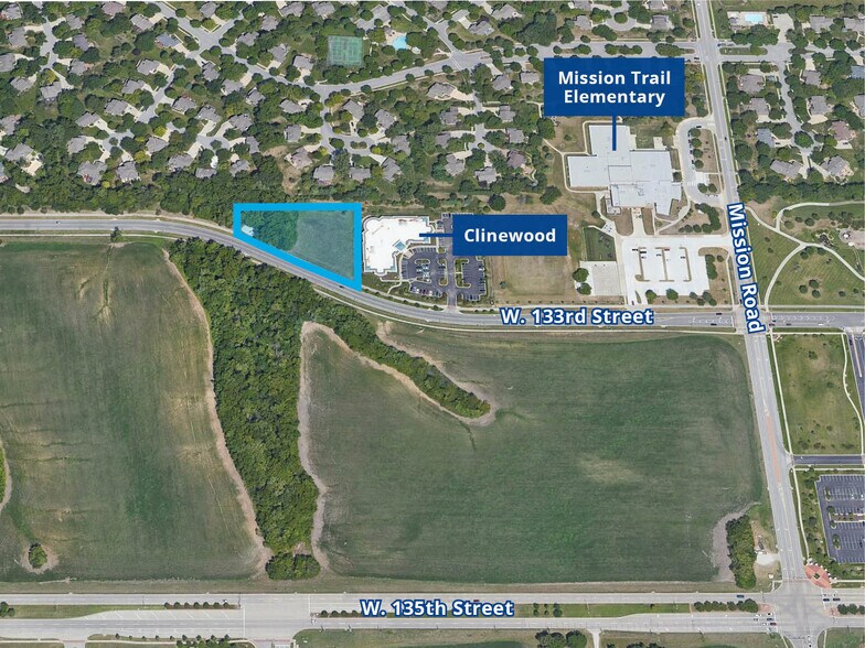 Primary Photo Of 133rd Street @ West of Mission Road, Leawood Land For Lease