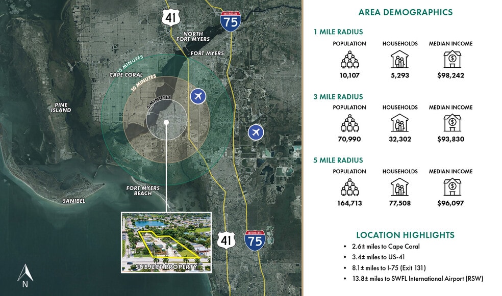 More Photos Of 13309 & 13331 McGregor Blvd, Fort Myers Land For Sale