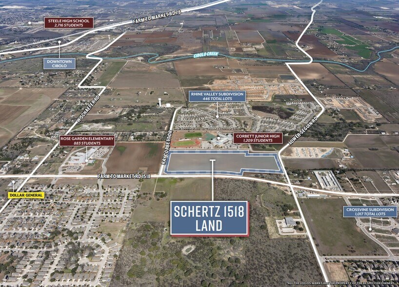 More Photos Of FM 1518 & Lower Seguin Rd, Schertz Land For Sale