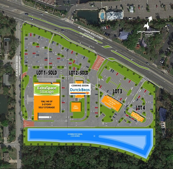 Primary Photo Of 764 W Granada Blvd, Ormond Beach Land For Sale