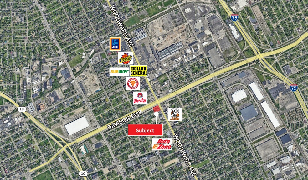 More Photos Of 13253 Woodward Ave, Highland Park Fast Food For Lease