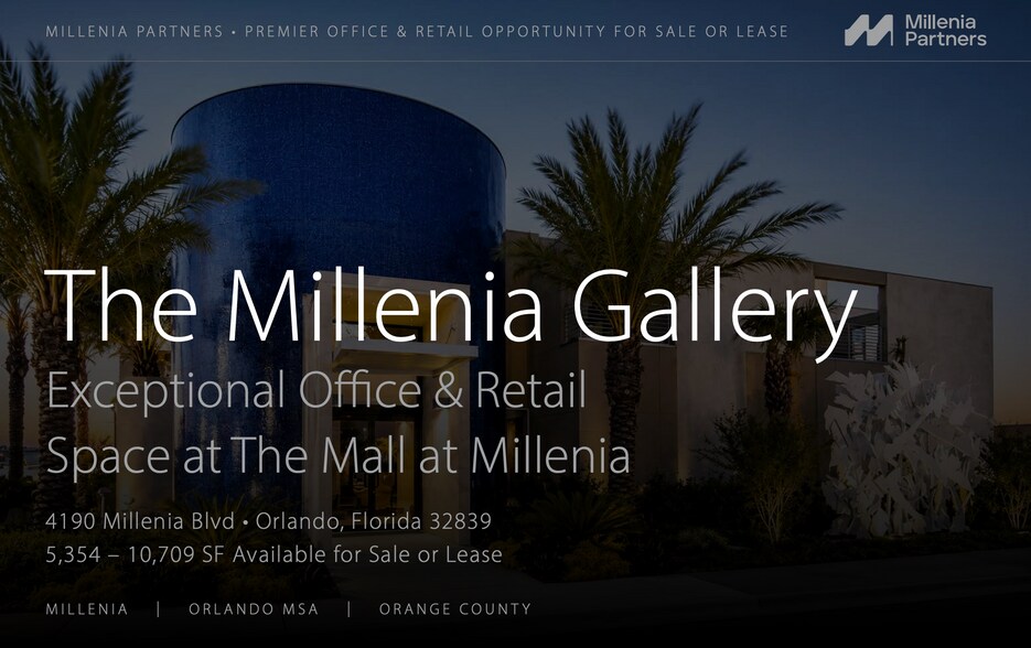 More Photos Of 4190 Millenia Blvd, Orlando Office For Sale