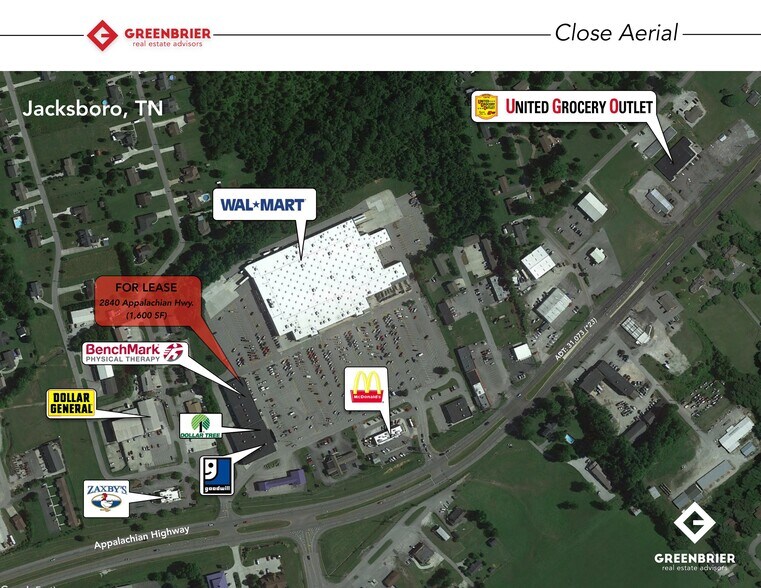 More Photos Of 2832-2844 Appalachian Hwy, Jacksboro General Retail For Lease