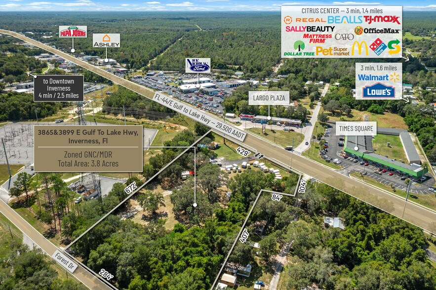 More Photos Of 3865 E Gulf To Lake Hwy, Inverness Land For Sale