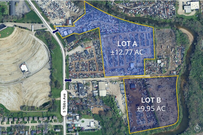 More Photos Of 315 S Tibbs Ave, Indianapolis Land For Lease