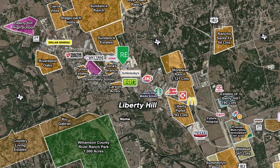 More Photos Of 13890 W State Highway 29, Liberty Hill Land For Lease