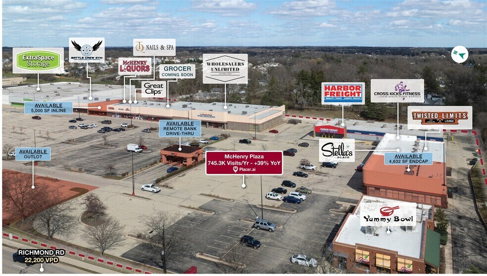 Primary Photo Of 1700 Richmond Rd, McHenry Restaurant For Lease