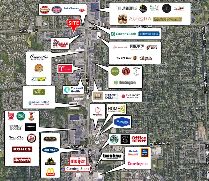 More Photos Of 5755 W Maple Rd, West Bloomfield Medical For Lease