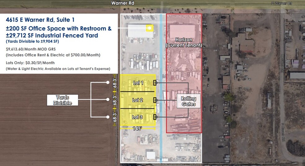 Primary Photo Of 4615-4635 E Warner Rd, Gilbert Land For Lease