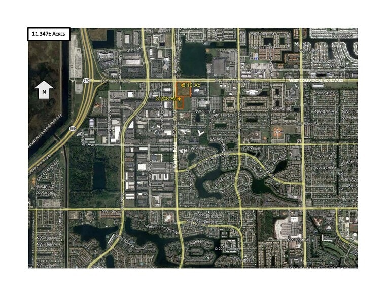 More Photos Of 9900 W Commercial Blvd, Sunrise Land For Sale